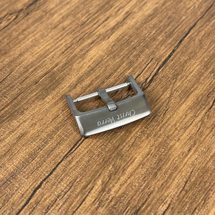 BUCKLE OR CLAPS JAM TANGAN CHRIST VERRA 24mm 01GR GREY ORIGINAL