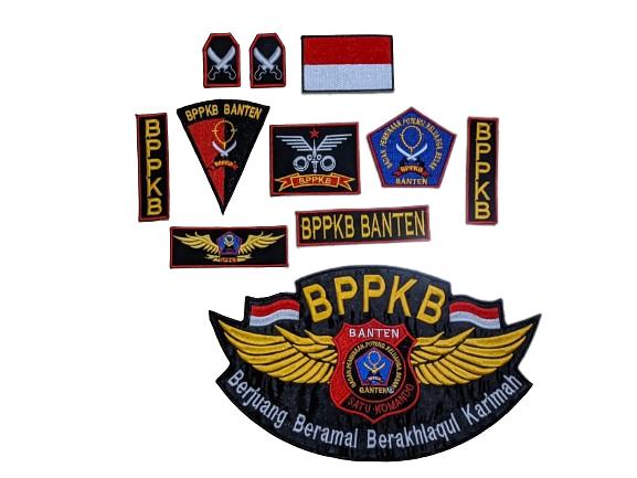 1SET BPPKB BANTEN bet/atribut bordir baju,kemeja,jaket dll