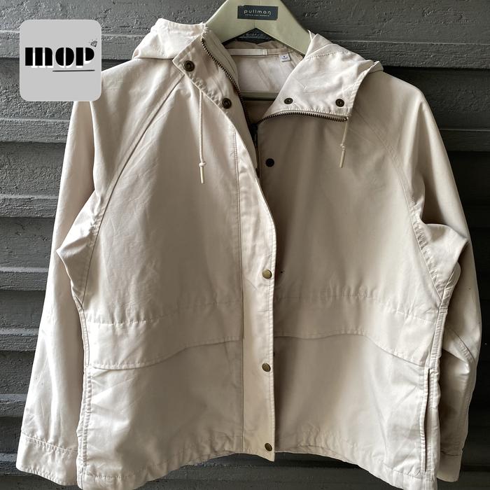 Jaket Parka Uniqlo | Jaket Uniqlo White