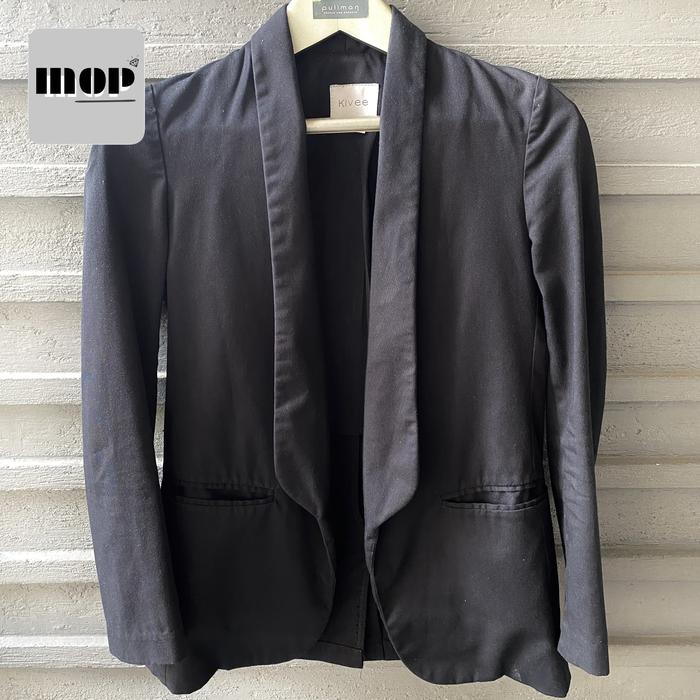 Blazer Kivee | Blazer Hitam Wanita