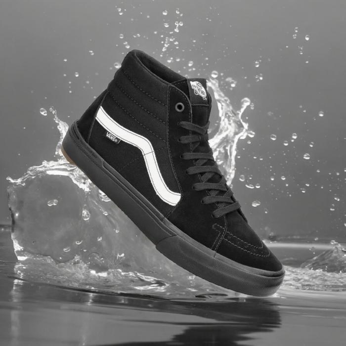 Sepatu Vans BMX Sk8 Hi Black Blackout Original 100%