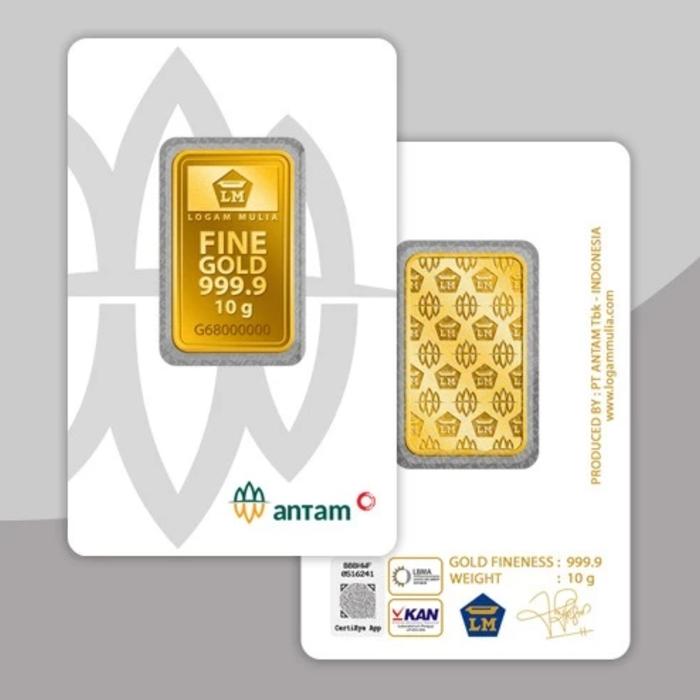 LM antam 10 gram, emas Antam