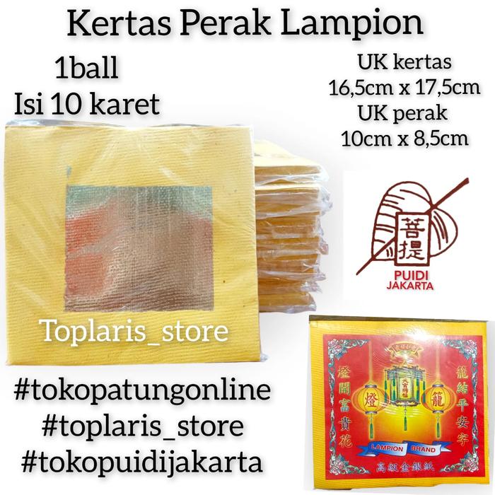 Kertas Sembahyang Lampion Perak