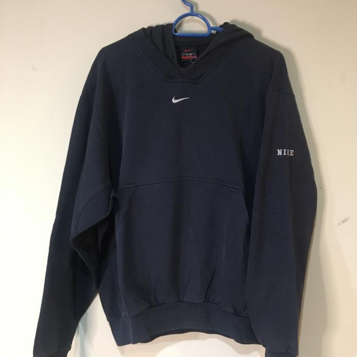 Vintage Y2K nike center swoosh hoodie travis scott black