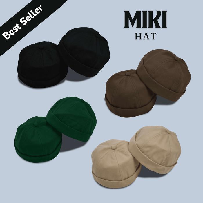 Peci miki hat beanie cup " New Colour "peci ustad abdul somad peci sholat gaul bagus murah allsize d