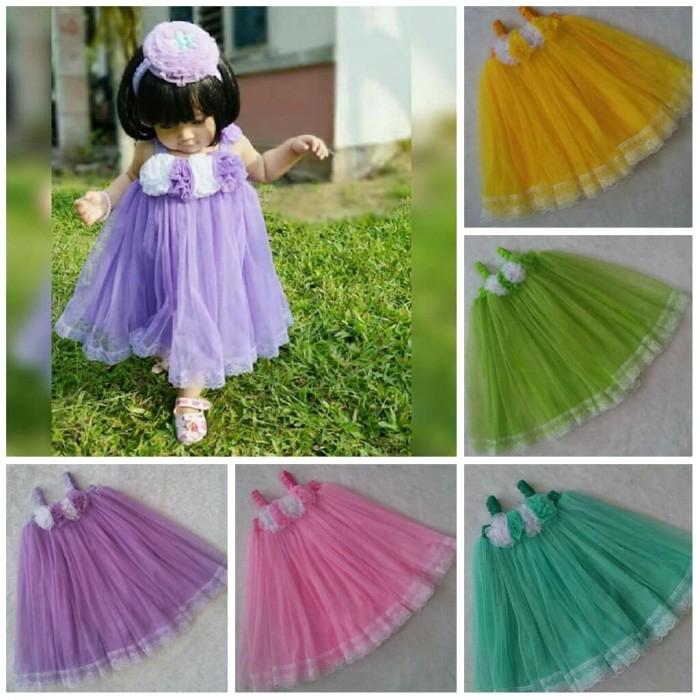DRES ANAK PEREMPUAN / DRES ANAK RENDA PUTIH