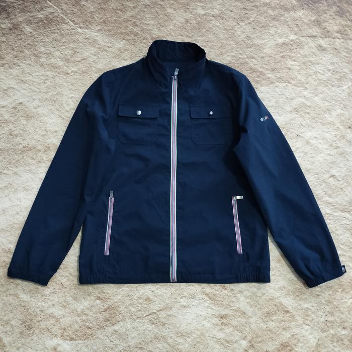 jaket parasut outdoor semi parka JDX navy casual murah size L