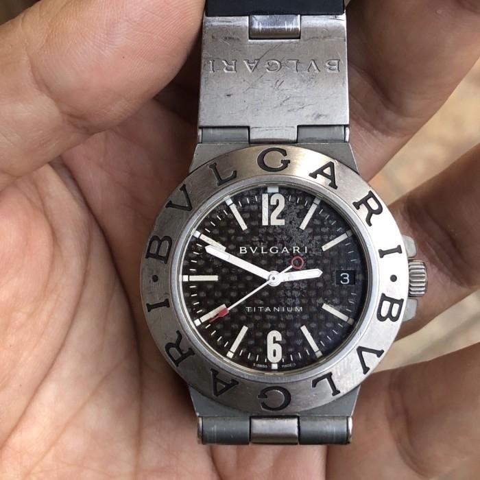 Jam bulgari titanium automatic