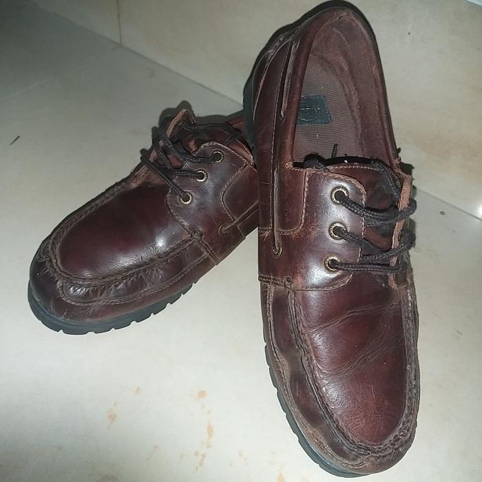 Sepatu Kantor Kulit Dockers coklat import second bekas