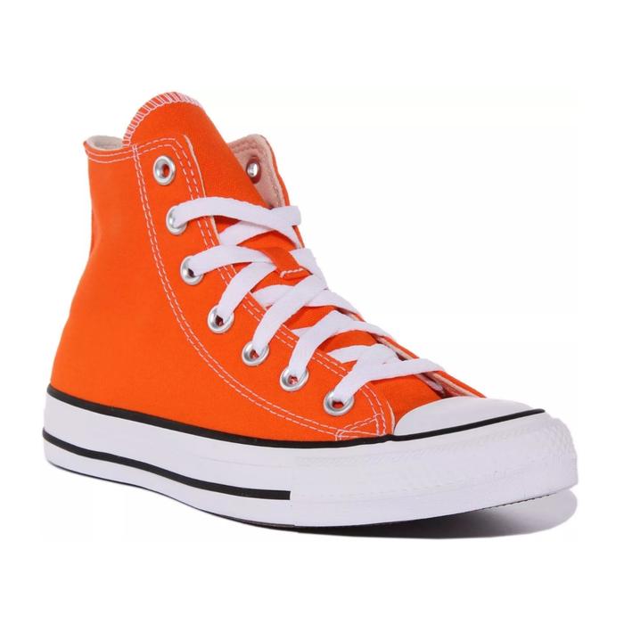 CONVERSE SEPATU UNISEX CTAS HI ORANGE WHITE BLACK A00784C