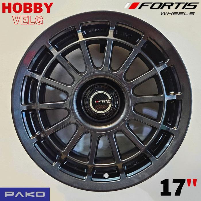 VELG MOBIL FORTIS WHEELS BY PAKO PRW 17 BATUR R17 x 8 5H 114,3 ET 32 DARK GREY