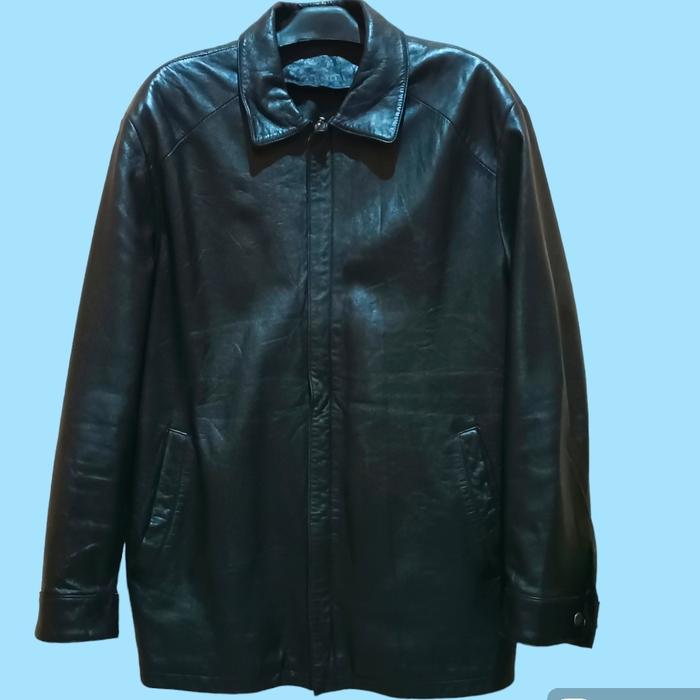 jaket kulit asli import second