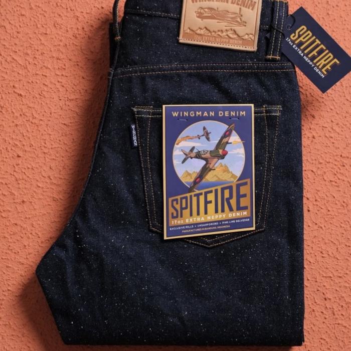 wingman denim spitfire 17 oz neppy