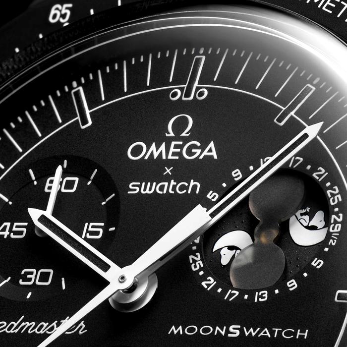 Jam tangan Chronograph Moon Velcro strap fullset