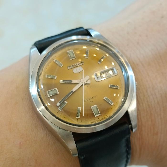 Seiko Vintage 7009 Automatic Patina Dial