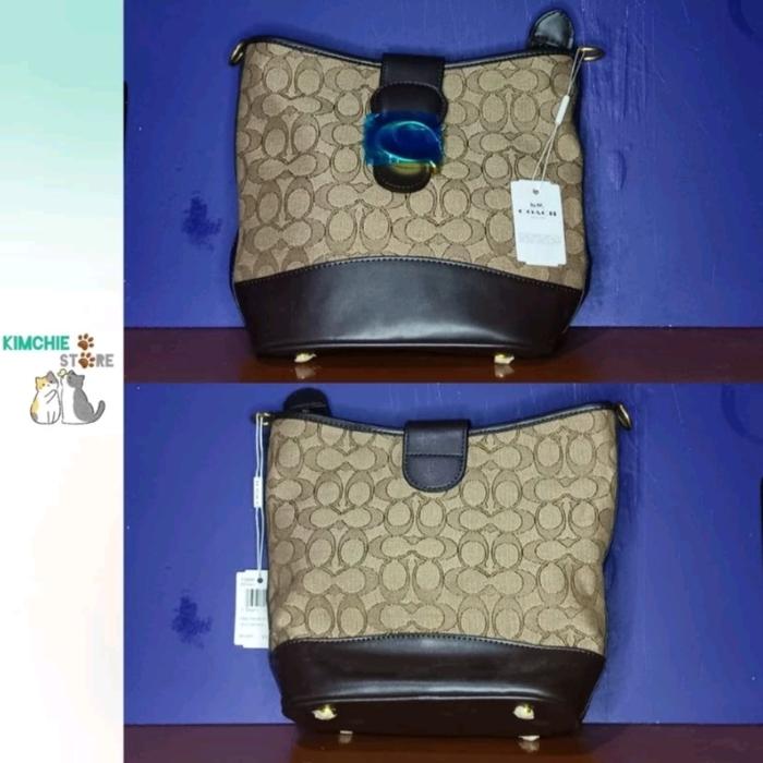 TAS SELEMPANG WANITA - COACH 73995 SLING BAG real pict