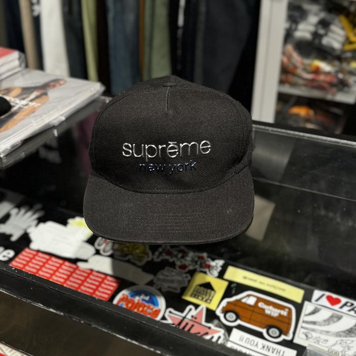 SUPREME - SS2009 CLASSIC LOGO 5PANEL CAP BLACK