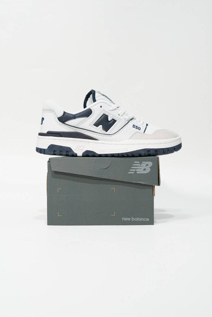 Sepatu NB New Balance 550 White Navy