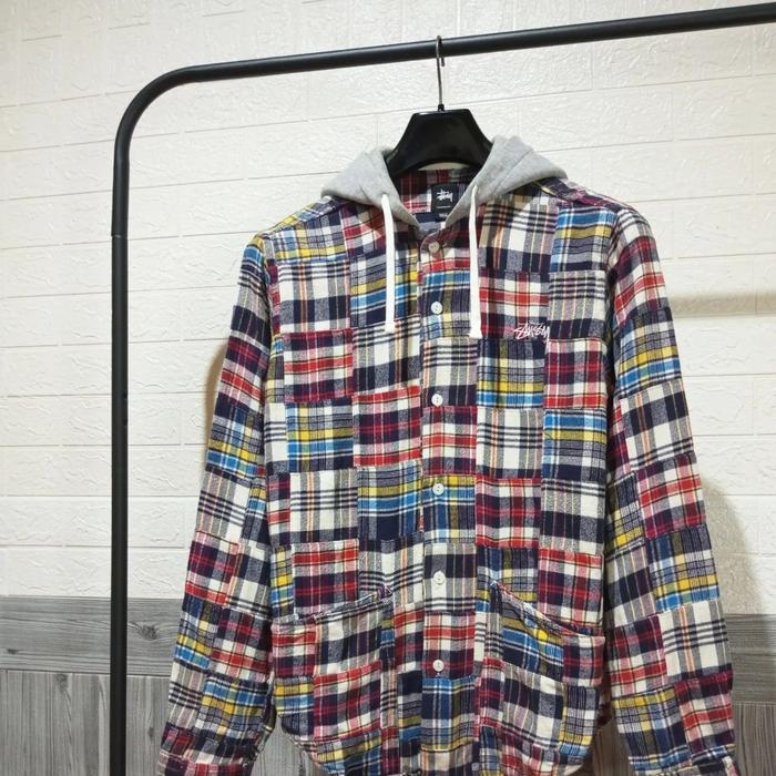 Stussy Patchwork Flannel Shirt