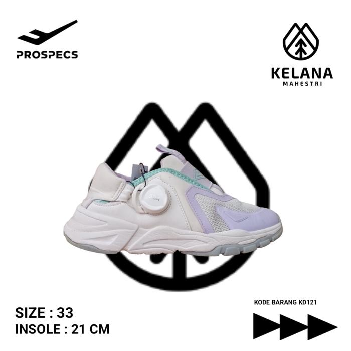 SEPATU PROSPECS WHITE BOA SYSTEM CHILDREN'S SEPATU SNEAKERS KIDS SIZE : 33