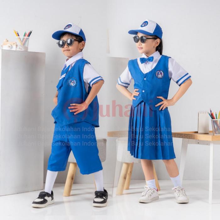 Seragam TK PAUD Pendek Seragam Sekolah Anak PAUD Seragam Sekolah Anak