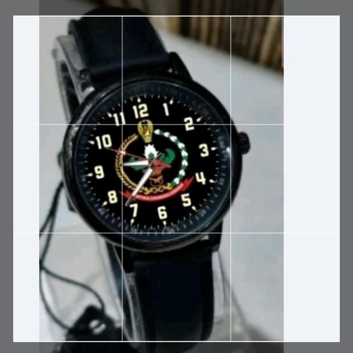Jam tangan wanita logo persit original anti air strap leather tali kulit
