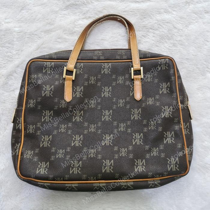 Tas tangan tas laptop tas kerja pvc kulit Nina Ricci NR
