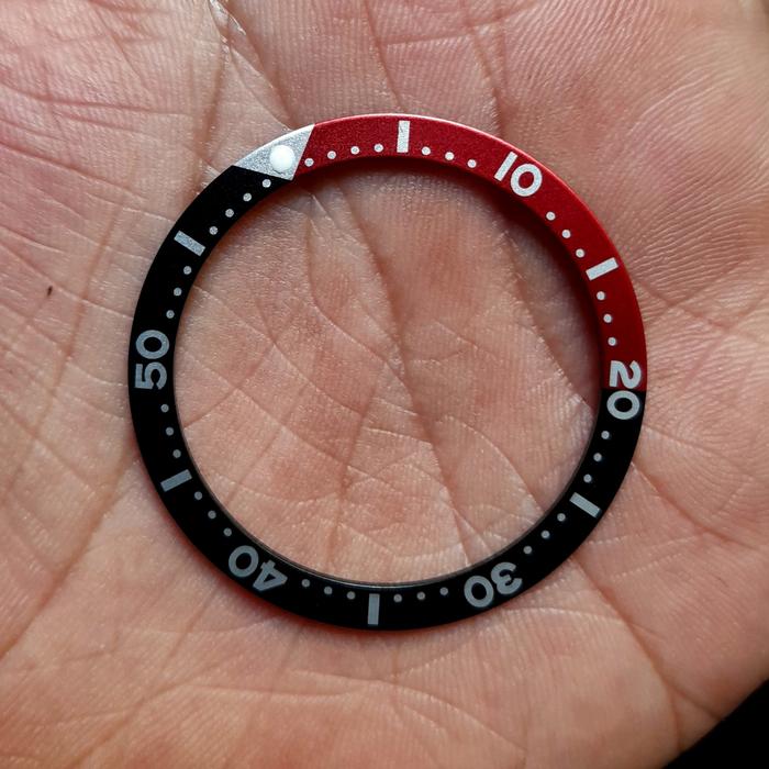 insert bezel seiko turtle 39 mm FLAT fit buat turtle insert bezel coke