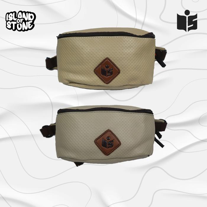Tas Pinggang Waist Bag Bimo Spoon Cream (Motif Polkadot) - Island Of Stone