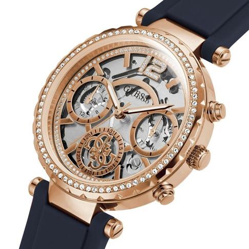 GUESS GW0484L2 LADY ANALOG QUARTZ BLACK RUBBER BEST GW0484 ORIGINAL PT GAP