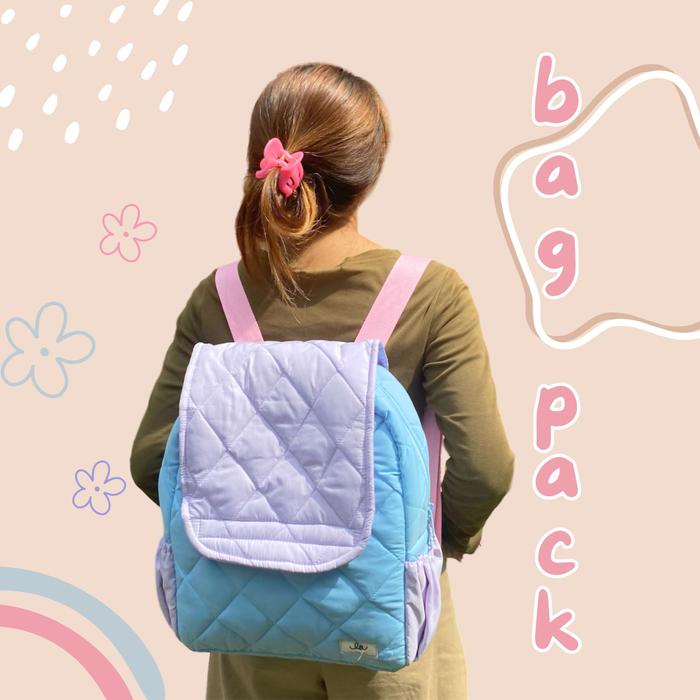 La.Ideas | Hana Bag Pack | Bag Pack Puffy | Tas Ransel Wanita