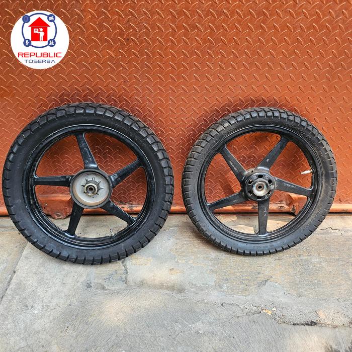 Velg Yamaha Scorpio Robot Ori Copotan Depan Belakang