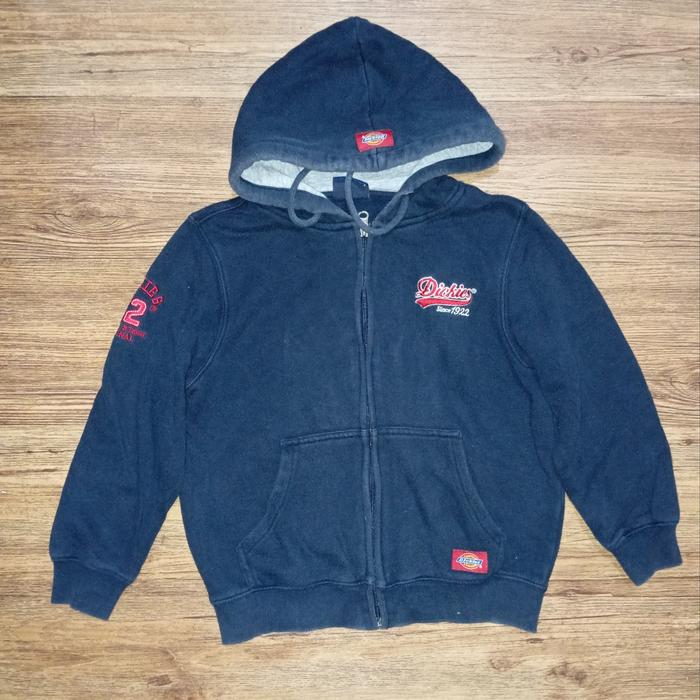 jaket hoodie zipper dickies anak preloved