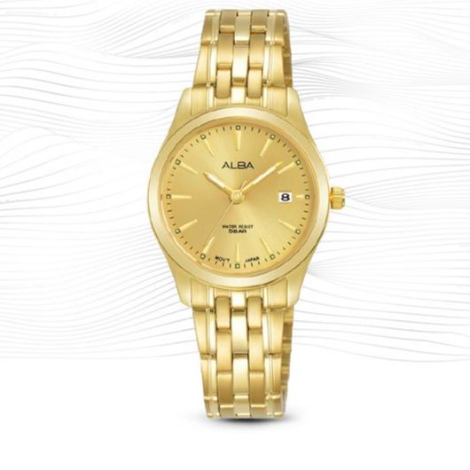 ALBA ORIGINAL JAM WANITA GOLD/EMAS JAM TANGAN ALBA ORIGINAL ALBA GOLD/EMAS JAM WANITA  AH7BN6 AH7B A