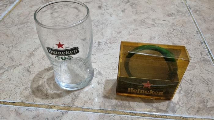 HEINEKEN Gelas & Jam Tangan Gelang Karet