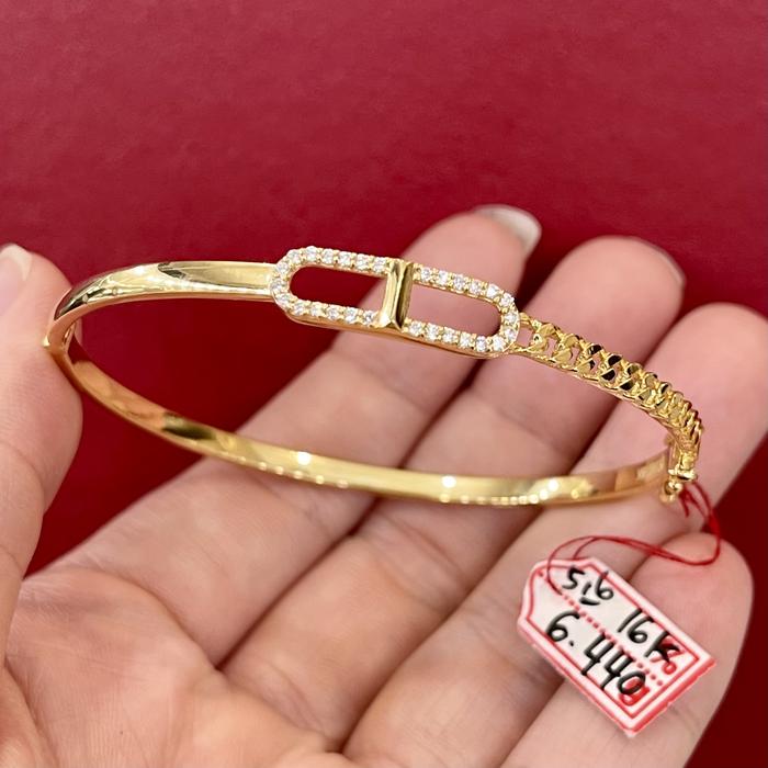 ARGOLD - AR - GL - GELANG WANITA VARIASI CD MATA EMAS 16K 70% 700