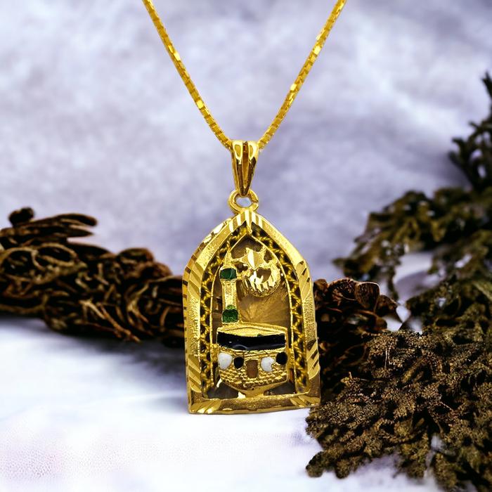 Liontin Stunning Mekkah Kabah Dubai 4,67gr 91,6% PRMT145 - Toko Mas Paris Cikini Permata