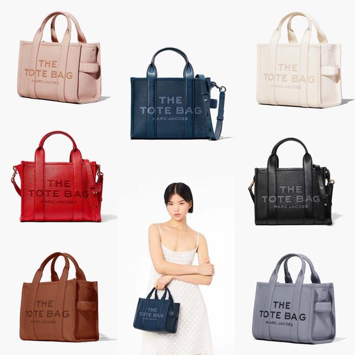 MJ Small Traveler Leather Tote Bag