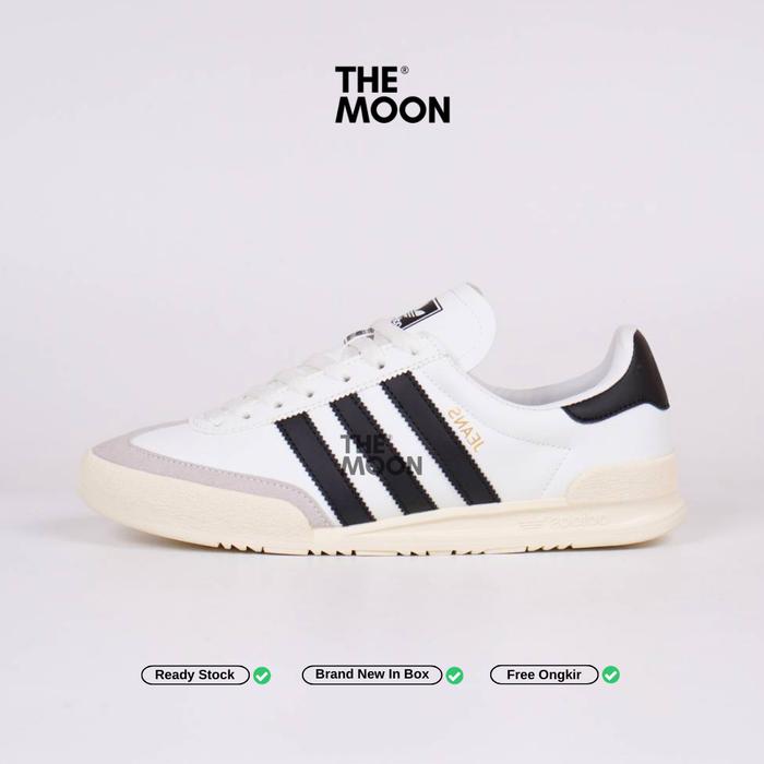 Sepatu Adidas - adidas Jeans White Black Original