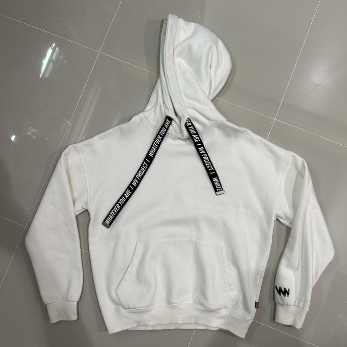 wv project white hoodie