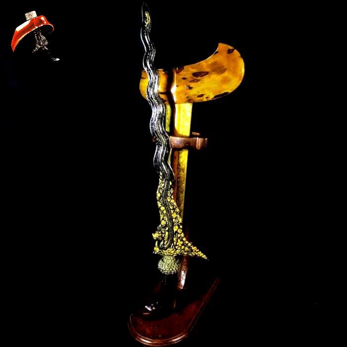 Keris Naga Sasra Pamor Wos Wutah Tangguh Mataram Kartasura Sepuh Gagah