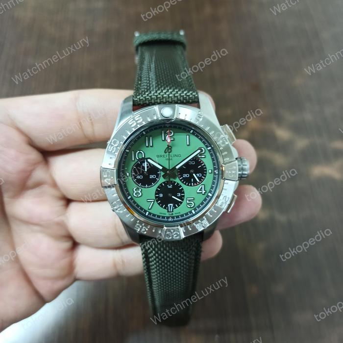 JAM TANGAN PRIA CHRONOMAT CHRONOGRAPH QUARTZ PREMIUM GRADE AAA