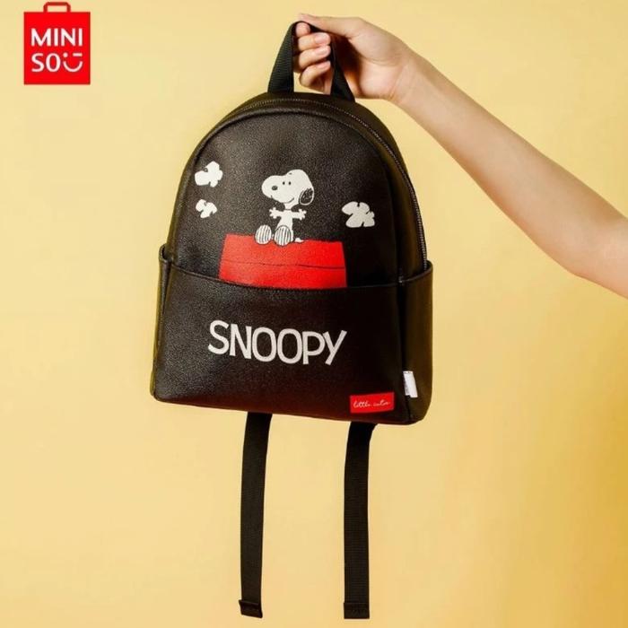 Tas Ransel Snoopy Original Miniso
