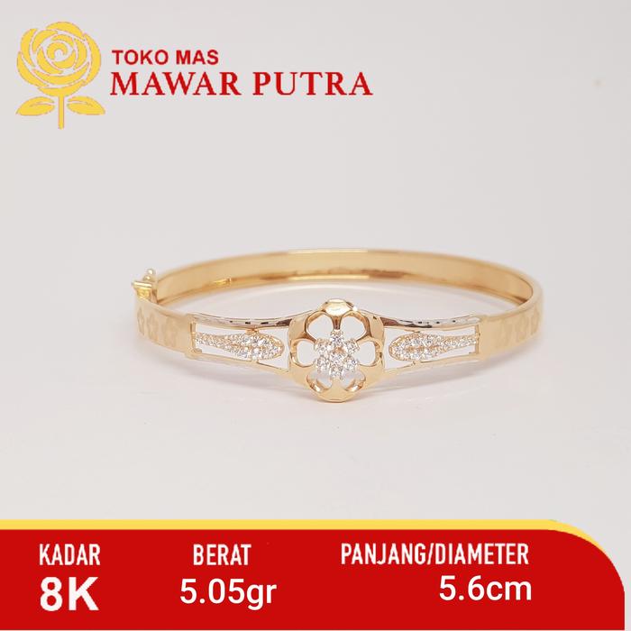 Gelang pipa emas 5 gram Fashion Gold 8K