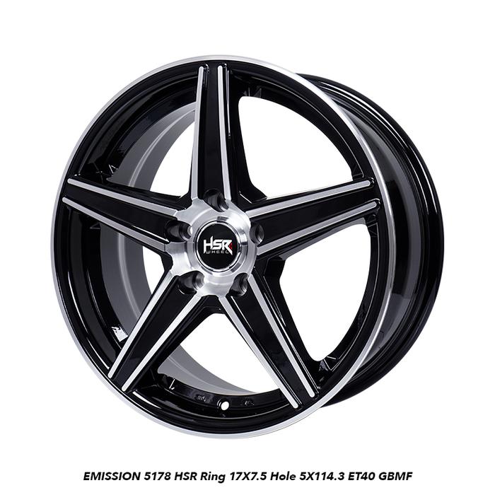 VELG EMISSION 5178 HSR 17 PCD 5X114,3 TERLENGKAP DI KARAWACI