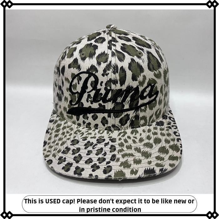 topi Puma Snapback loreng original second setelan unisex