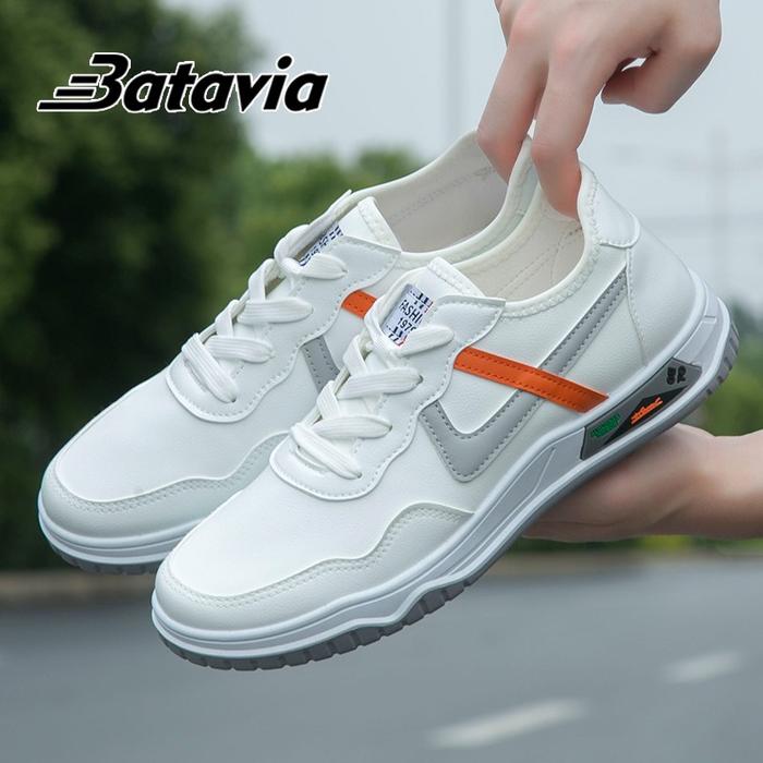 Cuci Gudang!! Sepatu Sports Pria Terbaru Putih Casual Fashion Men's Shoes Batavia type J11