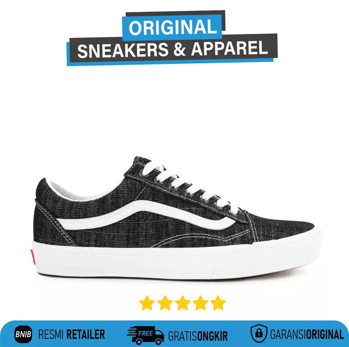 VANS Old Skool Threaded Denim Black/White