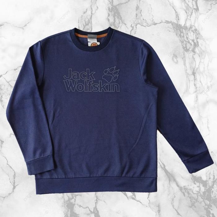 CREWNECK JACK WOLFSKIN, DONGKER, SIZE L (SECOND BRANDED) CN0156