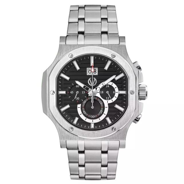 Jam Tangan CHRIST VERRA Pria Original CV 12202G-11 BLK Casual